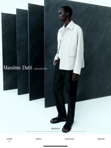 Massimo Dutti: Clothing store for iOS