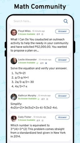 Android 用 Math Scanner – Math Solutions