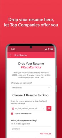 Maukerja – Malaysia Job Search cho Android