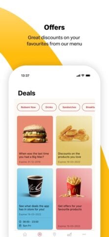 Aplikasi McDonald’s untuk iOS