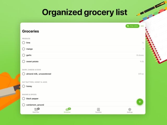 Mealime Meal Plans & Recipes für iOS