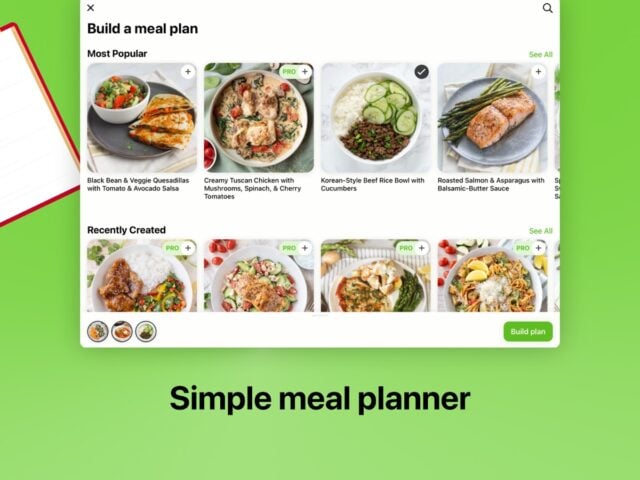 Mealime Meal Plans & Recipes สำหรับ iOS