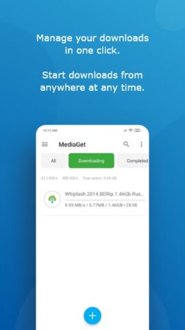 MediaGet – torrent client untuk Android