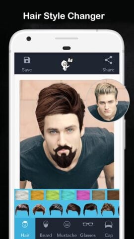 Android için Men Hair Style – Hair Editor