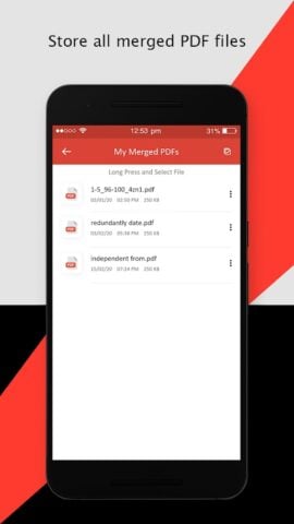 Merge Multiple PDF Files cho Android
