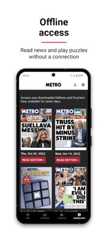 Metro | World and UK news app für Android