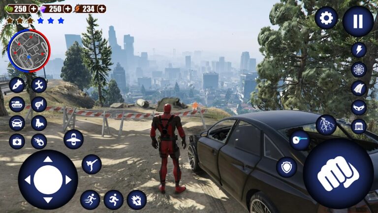 Android için Miami Rope Hero Spider Games