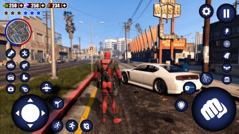 Miami Rope Hero Spider Games per Android