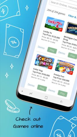 Android 版 Michigan Lottery Official App