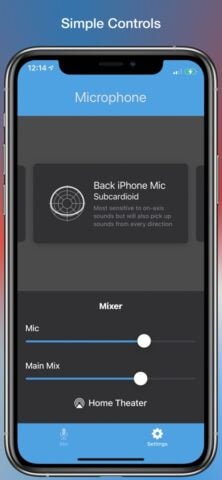 Microphone Live pour iOS