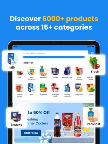 Milkbasket: Grocery Delivery สำหรับ iOS