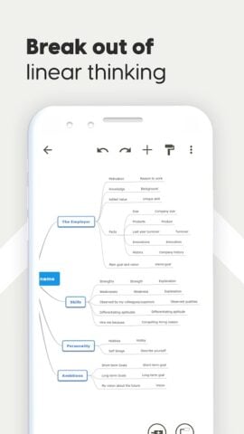 Android용 Mind Map Maker – Mindomo