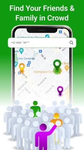 Traqueur d’adresse mobile GPS pour Android