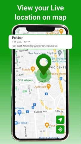 Android 版 Mobile Number Location Tracker