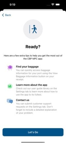 Mobile Passport Control untuk iOS