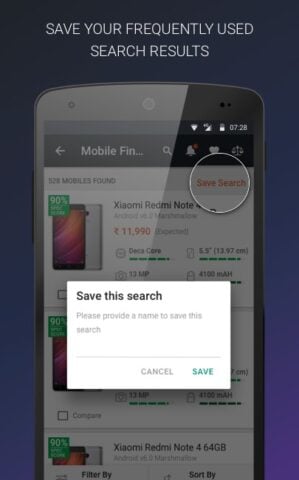 Mobile Price Comparison App per Android