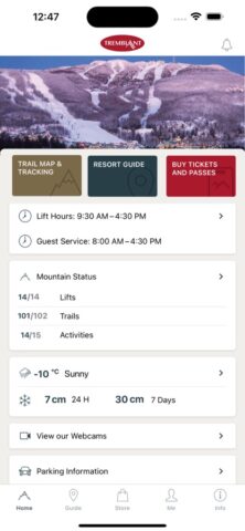 Mont Tremblant untuk iOS