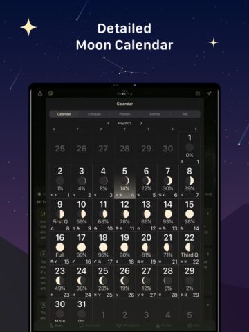 iOS 版 MoonX — Moon & Period Calendar