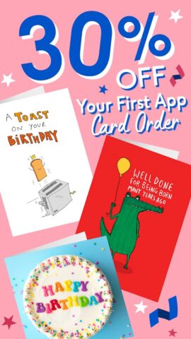 Moonpig Birthday Cards & Gifts لنظام Android