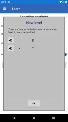 Código Morse para Android