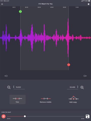 Cortador de musica & audio para iOS
