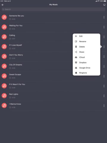 Découpeur Mp3 & Mix musique pour iOS