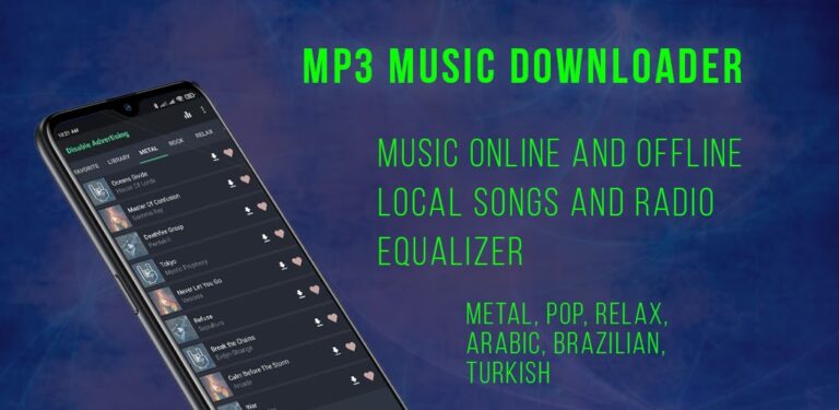 برنامج تحميل اغاني Mp3 cho Android