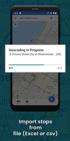Multi-Stop-Routenplaner für Android