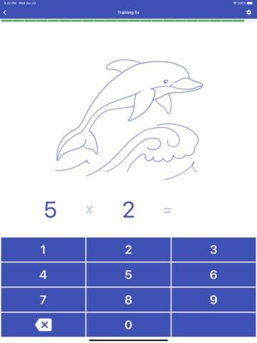 Table de multiplication. Axiom pour iOS