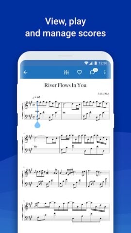 Android 用 MuseScore：楽譜