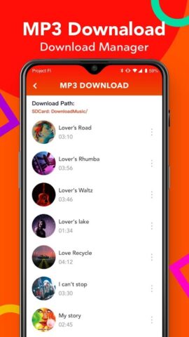 Pengunduh musik MP3 untuk Android