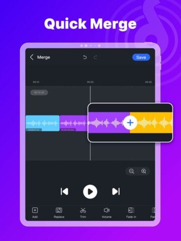 iOS için Müzik Editörü, Ses Editörü