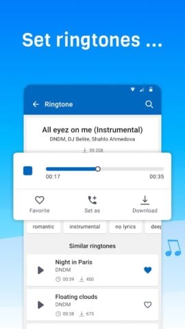 Рингтоны и мелодии на звонок для Android