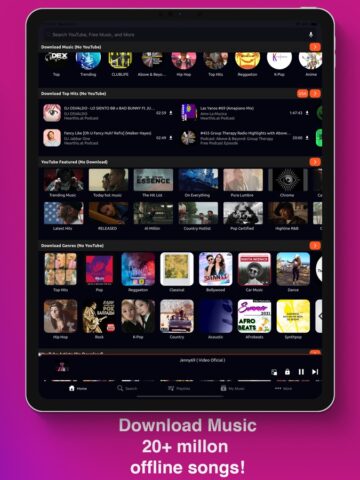 iOS için Müzik İndirici ve Oynatıcı
