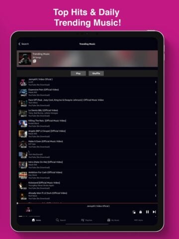 Pengunduh & Pemutar Musik untuk iOS