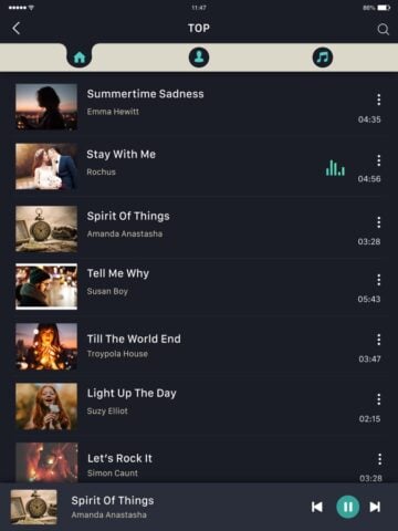 iOS 版 MusicOZ: 音樂播放器