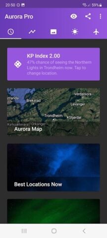 My Aurora Forecast & Alerts สำหรับ Android
