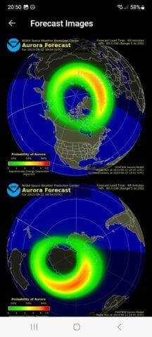 My Aurora Forecast per Android
