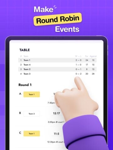 iOS için Tablosu: Turnuva Yönetici