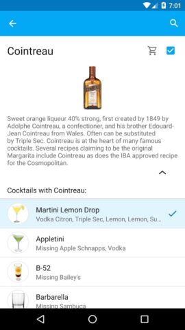 Meine Cocktailbar für Android