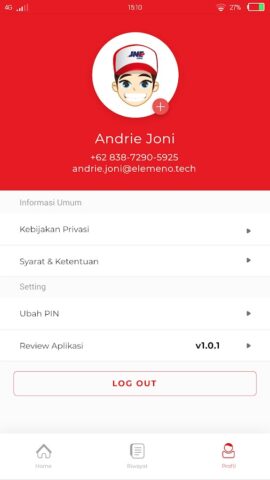 My JNE для Android — скриншот 5