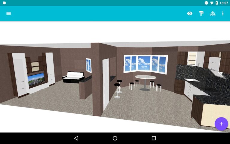 Minha cozinha: planejador 3d para Android