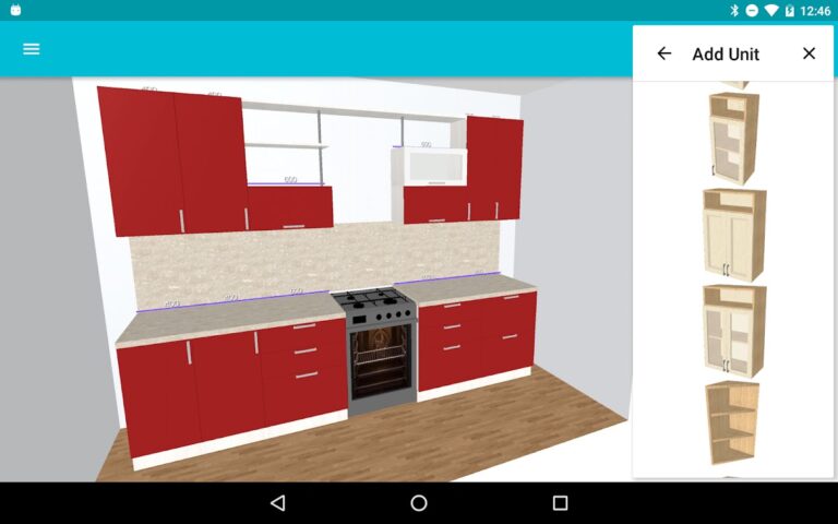 La mia cucina: Planner 3D per Android