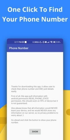 Android 版 My Phone Number Find Phone Num