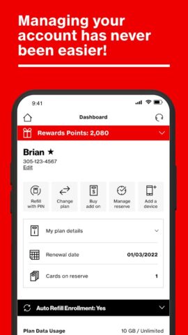Android 版 My Total by Verizon