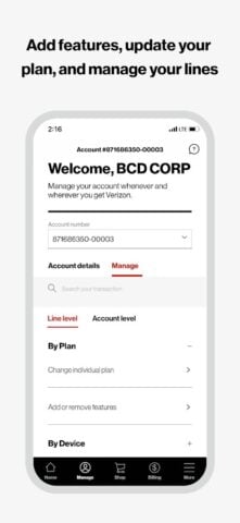 My Verizon For Business per Android