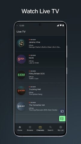 Android için My5 – Channel 5