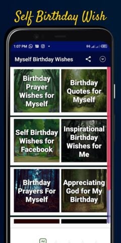 Myself Birthday Wishes для Android