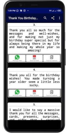 Myself Birthday Wishes per Android
