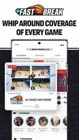 NCAA March Madness Live สำหรับ Android
